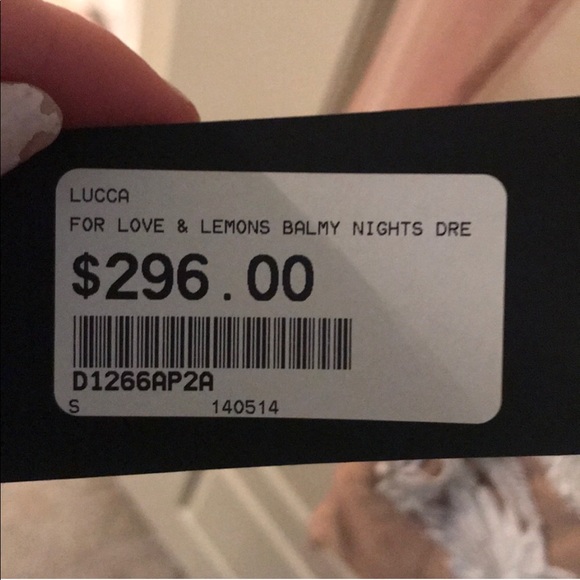 NWT For Love and Lemons Balmy Night Mini Dress Size S - Picture 8 of 8